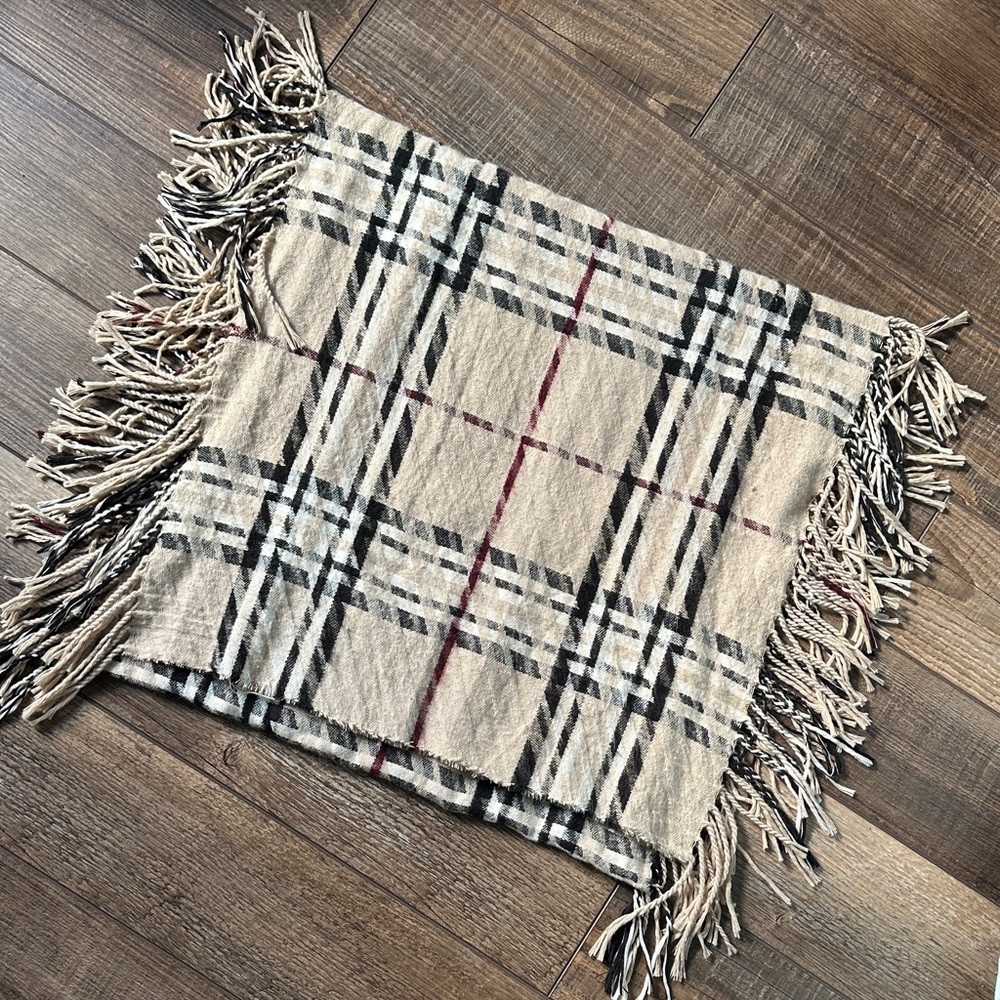 Maurices Classic Plaid Fringe Scarf